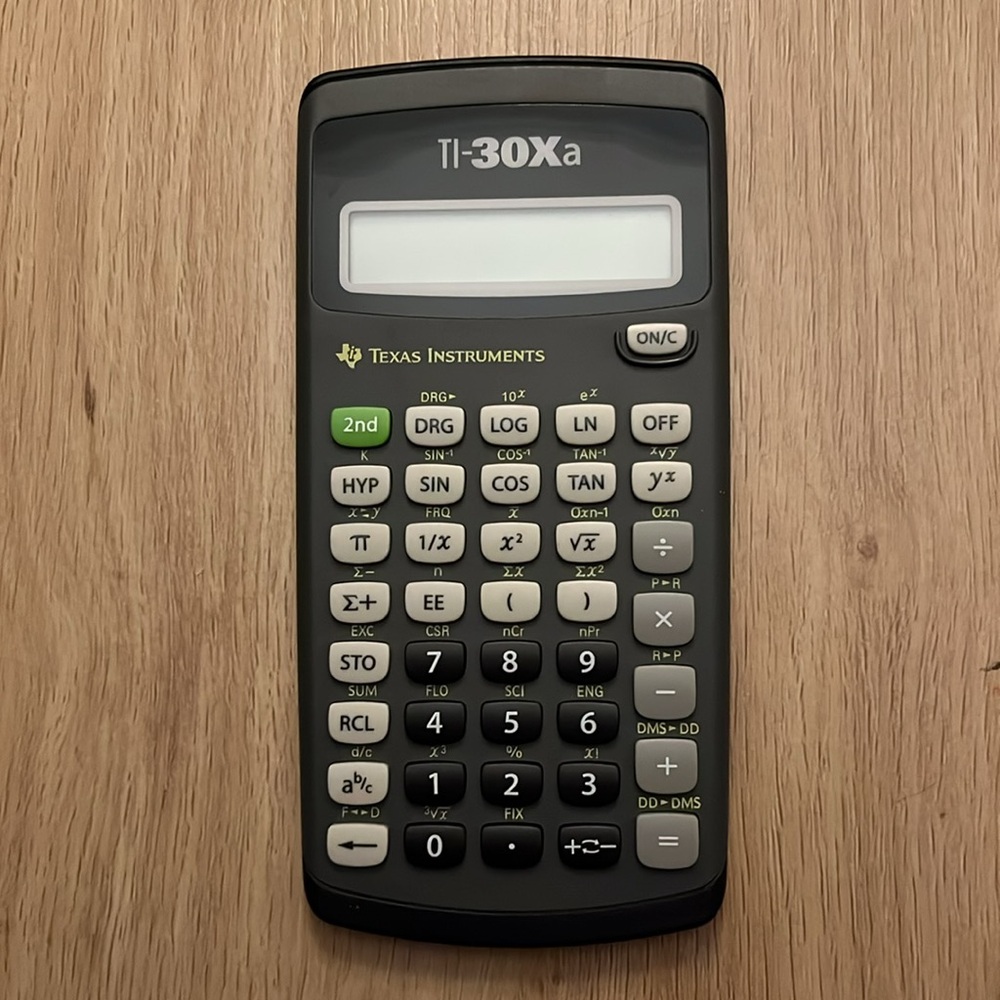 Texas Instruments TI-30Xa Scientific Calculator Solar Powered Works Tested - Picture 6 of 11